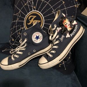 Converse x sailor Jerry rare limited addition high tops